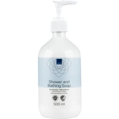 Image of Abena Hair and Body Wash 500ml for All Scalp Skin Types Fragranced Dermatologically Tested Sensitive Shower Gel