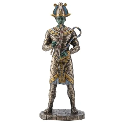 Image of Veronese Osiris Ancient Egyption God of the Dead Bronze Finished Statue