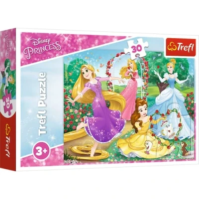 Image of Trefl 916 18267 Eine Prinzessin sein, Disney Princess EA 30 Teile, für Kinder ab 3 Jahren 30pcs, Multicoloured
