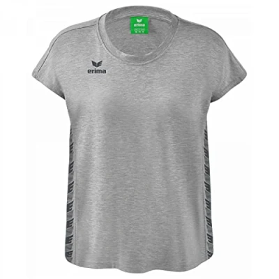 Image of Erima Women&#039;s Essential Team Functional T Shirt, light Grey Marl, 36