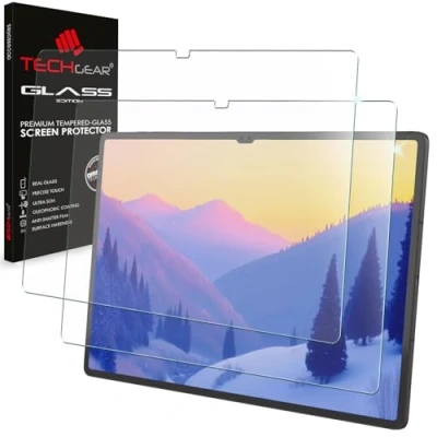 Image of TECHGEAR 2 Pack Galaxy Tab S9 Ultra / S10 14.6&quot; Tempered GLASS Screen Protectors (SM X910/SM X920 Series) [HD Clarity] [Scratch Resistant] [No Bubble] For Samsung Ultra/S10