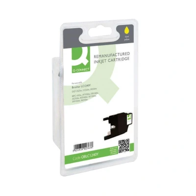 Image of Q Connect Ink for Brother LC1240 Cartridge Yellow