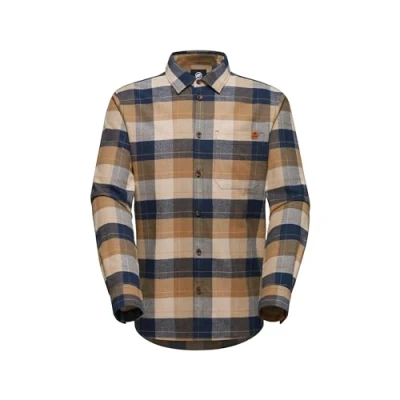 Image of Mammut Trovat Longsleeve Shirt Men Marine Savannah M