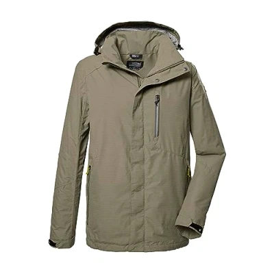 Image of Killtec Men&#039;s Kos 256 Mn Jckt_carleb Functional Jacket/Outdoor Jacket with Removable Hood
