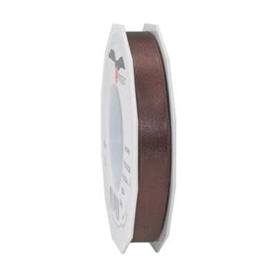 Image of C.E. Pattberg SATIN espresso (brown) gift ribbon, 27 yards for Wrapping Gifts, 0.59 inches width, Ribbon Decorating &amp; Crafting, Decorative every occasion