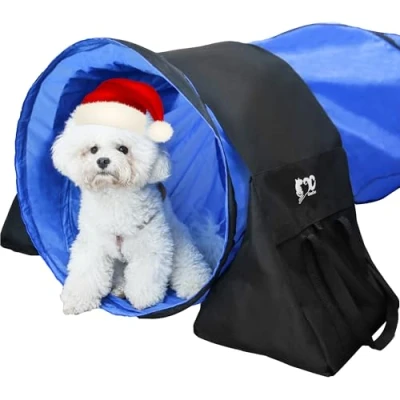 Image of GeerDuo 2 Pack Dog Agility Tunnel Sandbags, Equipment, Training (Sandbags,2 Pack)