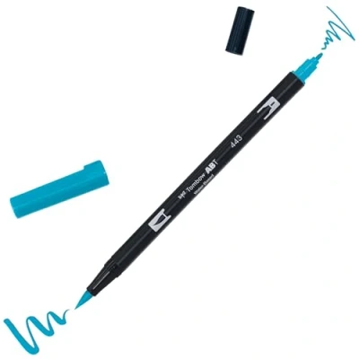 Image of Tombow ABT 443 Dual Brush Pen Turquoise