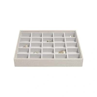 Image of Stackers Putty Croc Textured Classic Medium Jewellery Box Trinkets Layer