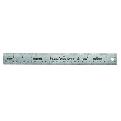 Image of Helix 12 inch 30cm Steel Ruler