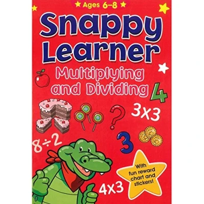 Image of Snappy Learner: Mulitpling and dividing with fun reward chart &amp; stickers (teaching multiplying helps child development)
