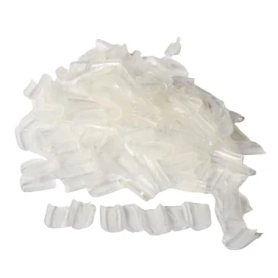 Image of hair2heart Keratin Replacement Bondings for Extensions Transparent Nuggets, Rebonds Hair 100 pieces, durable and reliable in application Invisible Connections