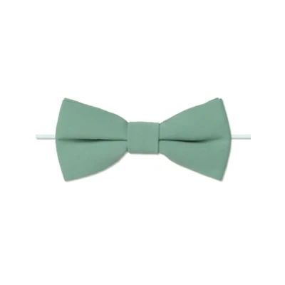 Image of Roco boys plain sage elasticated dickie bow