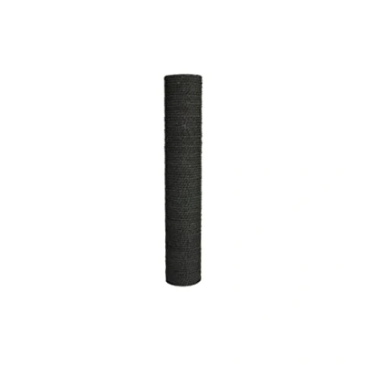 Image of Vesper VP Cat Black Sisal Tube Scratching Post 80 X 445cm