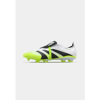 Image of adidas Performance Predator League FOLD OVER Tongue FG/MG Moulded stud football boots, Men&#039;s, Size: 9, Footwear white/silver metallic/bright royal