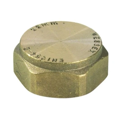 Image of Plumbright Compression Cap/Blank Nut 22mm 63B. P163B6