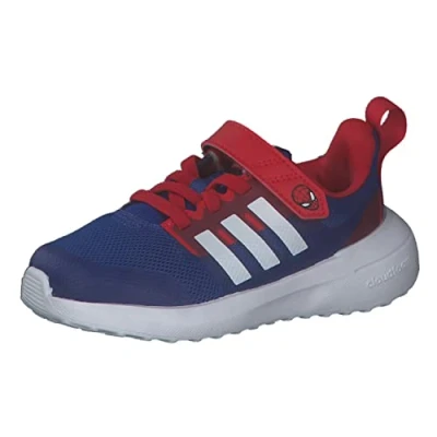 Image of adidas Boy&#039;s Fortarun 2.0 Spiderman El I Sneaker, Team Royal Blue Ftwr White Better Scarlet, 3 UK Child