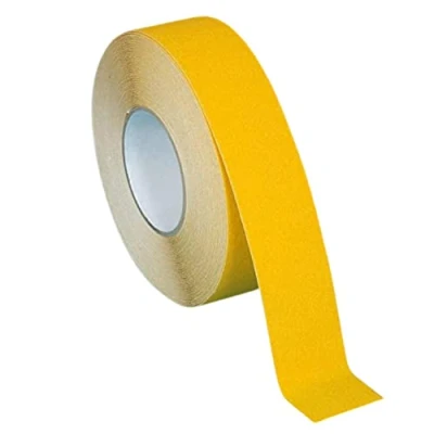 Image of Anti Slip Tape 25mm Wide x 18.3M Long, Non Self Adhesive Tape, Yellow