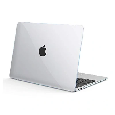 Image of Case compatible for NEW Macbook Pro 14 inch M1 A2442 with Touch ID, 2021 Release, Plastic Hard Shell, Smooth Shiny Surface, (Crystal Clear)