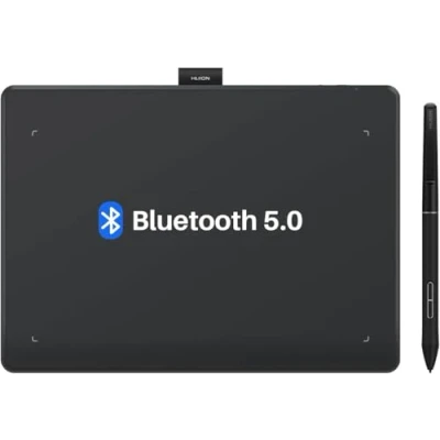 Image of HUION Inspiroy Frego Samll Wireless Drawing Tablet, 6.3 x 3.9 inch Bluetooth Graphics Portable for Design, Writing, Photo Editing, Teaching, Compatible with Windows, Mac, Android and Linux