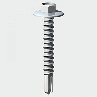 Image of TIMco L38BB Hex No.3 Self Drilling Screw 5.5 x 38 Silver Ruspert (Bag of 150)