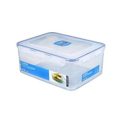 Image of Lock &amp; 5.5L Rectangular Storage Container With Freshness Tray