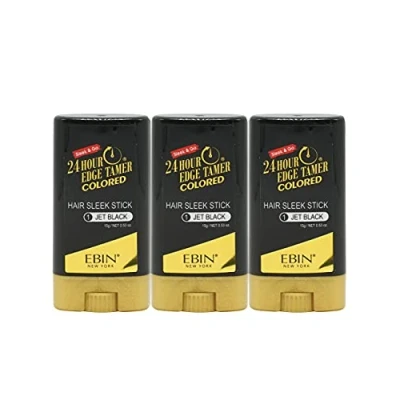 Image of EBIN NEW YORK 24 Hour Colored Sleek Stick_Jet Black 3pack