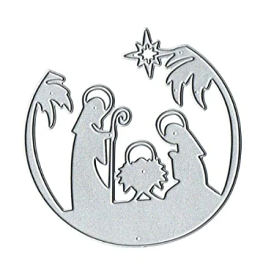 Image of Metal Die Cuts Nativity Embossing Stencil Cutting Dies For Card Making Scrapbooking Paper Craft Template Handmade