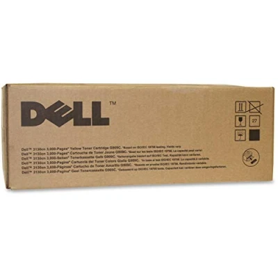 Image of Dell Standard Capacity Yellow Toner Cartridge for 3130cn Colour Laser Printers (Yield 3,000 Pages)