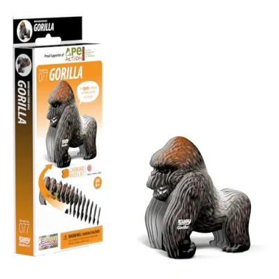 Image of EUGY Gorilla Model 3D Craft Kit