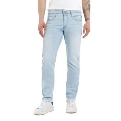Image of Replay men&#039;s jeans with power stretch, Blue (Superlight 011), 29W / 30L