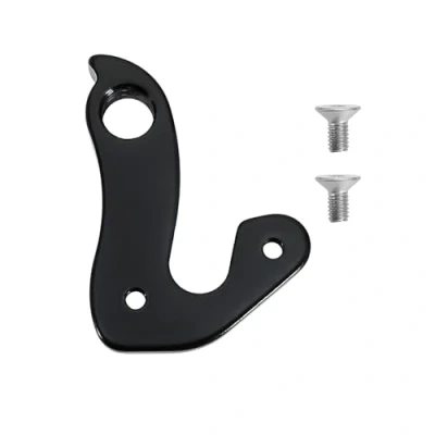 Image of ECSiNG Mech Derailleur Hanger Hook Bicycle Tail Rear Aluminum Alloy with 2 Screws Compatible Carrera Whyte Dropwh20 Black