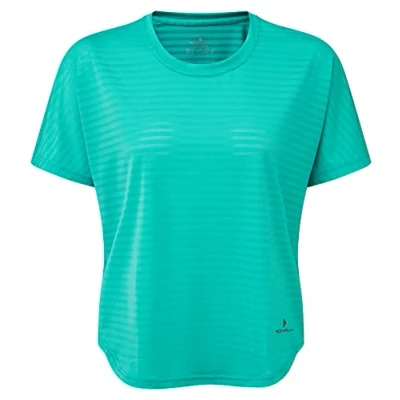 Image of Ronhill Women&#039;s Life Agile S/S Tee, Jade/Grape, 14