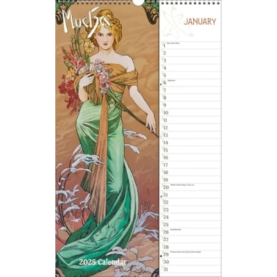 Image of Mucha Deluxe Wall Calendar 2025