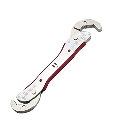 Image of SENRISE Wrench Adjustable 9 45mm Multi Function Purpose Spanner Tools Universal Pipe Home Hand Tool Quick Snap Grip for Craftsman &amp; Plumbers
