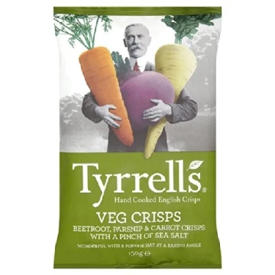 Image of Tyrrell&#039;s Vegetable Crisps 150g