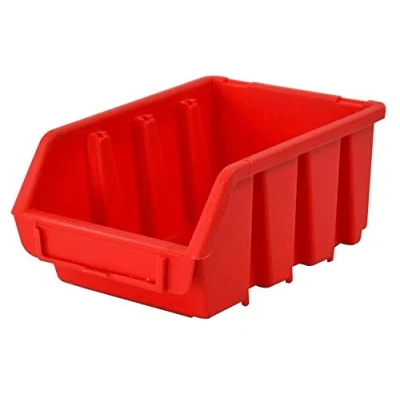Image of Interlocking Storage Bin Size 2L Red 116 x 212 75mm