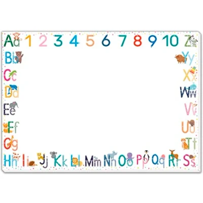 Image of blaash® ABC Desk Pad Paper DIN A3 for Children, 25 Sheets with Plenty of Space Painting, Writing or Doodling, Girls and Boys, Table Mat Children