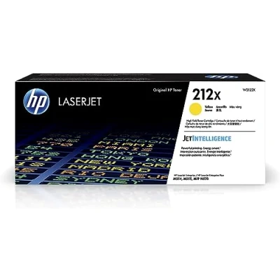 Image of HP W2122X 212X High Yield Original LaserJet Toner Cartridge, Yellow, Single Pack