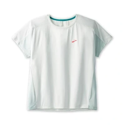 Image of BROOKS Women&#039;s Sprint Free Short Sleeve 2.0 T Shirt, White, 25