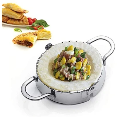 Image of Best Utensils Stainless Steel Ravioli Mould Pierogi Dumpling Maker Wrapper Pastry Dough Cutter Kitchen Accessories (L 12CM)