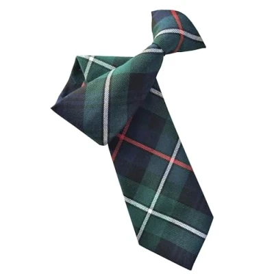 Image of Men&#039;s Mackenzie Scottish Tartan Clip On Neck Tie