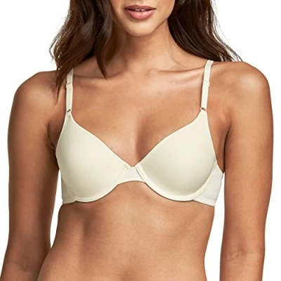 Image of Maidenform Women&#039;s One Fab Fit Tailored Demi T Shirt Bra 07959 Pink 36DD