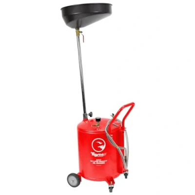 Image of TIGREN Workshop Heavy Duty Oil Drainer for Car Engines and Gearboxes with Adjustable Height Drain Pan Reservoir Tank Engine Gearbox Other Waste Fluid (50 Litre Gravity)
