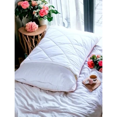 Image of 4All Pillow Protectors 4 Packs Anti Bed Bug Dust Mite Zipped Covers White Cases (75x50cm)