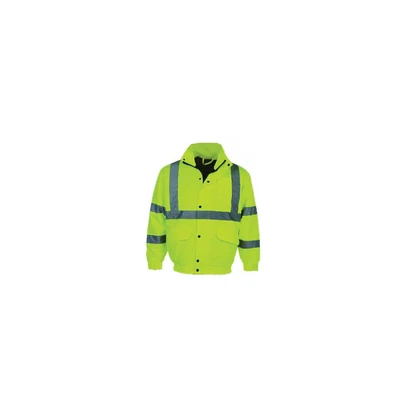 Image of Sitesafe Hi vis CL3 Bomber Jacket (EN20471) Yellow 3XL