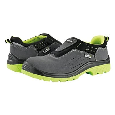 Image of Bellota Men&#039;s Safety Shoe Comp+ Easy S1p / 7231246s1p Fire, Grey Green Black, 13.5 UK