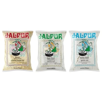 Image of Jalpur Millers Flour Combo Pack Gram 1kg Millet Sorgham (3 Pack)