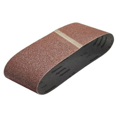 Image of wolfcraft 3 Fabric Sanding Belts 60 x 400 mm, grain 40 I 1950000