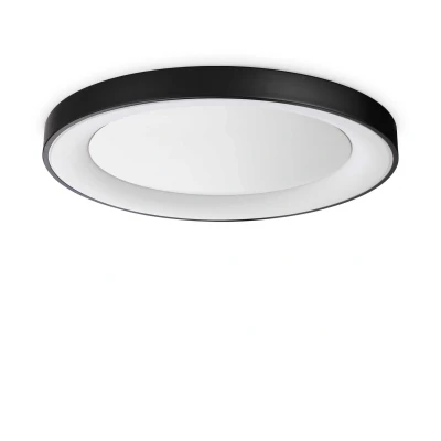 Image of Planet Integrated LED Semi Flush Light Black 3000Lm 3000K