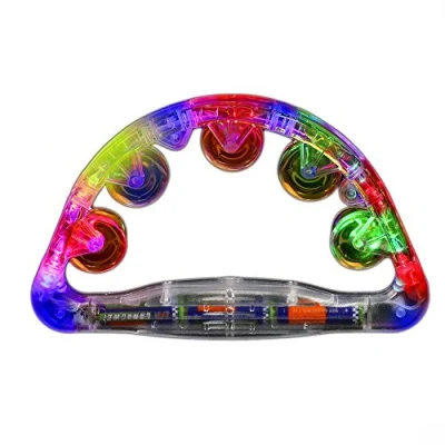 Image of The Glowhouse Flashing &amp; Light up Tambourine UK Brand